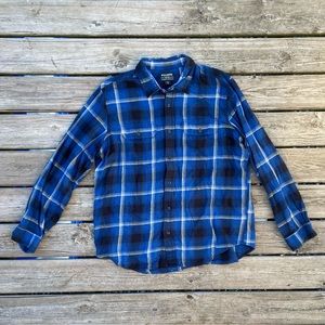 CC Filson Wildwood Plaid Shirt Blue, Black, White Check | Size XXL